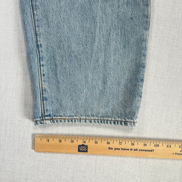 NWT Levi's Premium 568 Stay Loose Patchwork Jeans Distressed Cotton Size 36x30 - Picture 9 of 12